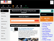 Tablet Screenshot of businesspeopleclub.com